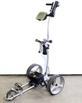 Bat-caddy X4R Electric Golf Cart Trolley With Battery Silver. Fixed Price $755.98.
