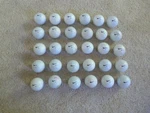 Set Of 30 Assorted Nike Golf Balls (multiple Stiles). Fixed Price $29.99.