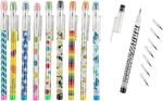 Stacking Point Pencils For Kids (bulk Set Of 50) Fun And School Supplies. Fixed Price $28.99.