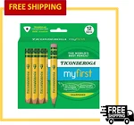 Ticonderoga My First Triangular Wood-cased #2 Hb Pencils X33012, Ct/ Yellow. Fixed Price $22.99.