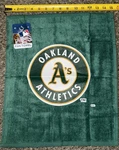 Oakland Athletics Rally Towel 15X18 Mlb Sports Fan Baseball Team Hand Green Rag. Fixed Price $9.99.