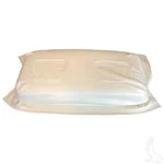 Seat Bottom Cover, White, Fits Club Car Ds New Style, Years 2000+, Red Hawk. Fixed Price $89.00.