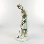 Ardalt Female Lady Golfer Figurine 7386 Sport Club Woman Putter 8" Statue. Fixed Price $24.00.