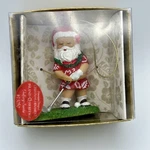 Hawaiian Golfing Santa Christmas Ornament #13050 Island Heritage Shirt Lei. Fixed Price $12.99.