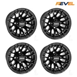 Rhox 10" Gloss Black Golf Cart Wheels Set Of 4 - RX175 10X7. Fixed Price $409.95.