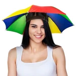 Umbrella Hat Cap - Rain Sun Shade Sports Beach Fishing Kids Adults Hands Free. Fixed Price $6.79.