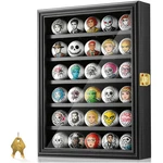 Elegant Golf Display Case For 30 Balls - Solid Wood Holder & Velvet Lining. Fixed Price $72.98.