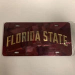 Rico Industries Ncaa Florida State Laser Inlaid Metal License Plate Tag 6" X 12". Fixed Price $35.99.