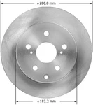 Bendix Friction Rear Disc Brake Rotor For RAV4, HS250H (PRT5922). Fixed Price $59.61.