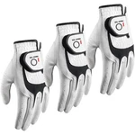 Finger Ten Premium Golf Gloves Men Cabretta Leather X-large, WHITE-3 Pack. Fixed Price $39.99.