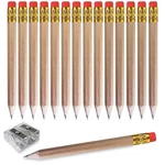 Adhere 25PCS Golf Pencils With Eraser Pre Sharpened Hexagon Half Wooden Penci.... Fixed Price $14.44.