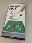Protocol Desktop Golf Pint-sized Hole-in-one New Putter Metal Balls Flag. Fixed Price $12.99.