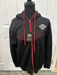 Taylormade Men's Full Zip Hoodie Black & Red Size Nwt. Fixed Price $75.00.
