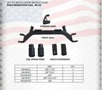 Sgc 4" Drop Axle Lift Kits For Ezgo Marathon Golf Cart Gas Model 1989-1994.5. Fixed Price $199.00.