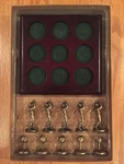 Russ Executive Classics Tic-tac-toe Golf Theme Game Metal & Wood Vtg Nib. Fixed Price $23.45.