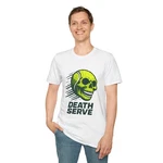 Unisex Softstyle T-shirt Tennis Ball Skull Death Serve Sports. Fixed Price $17.96.