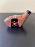 Golf Club Wooden Case Russ Berrie Handmade Painted, Very Good Condition. Fixed Price $25.99.