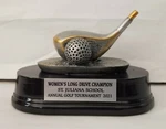 Longest Drive Golf Trophy - RF580SG Free Engraving. Fixed Price $20.99.