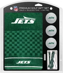 Nfl New York Jets Gift Set: Embroidered Golf Towel, 3 Balls, And 14 Te. Fixed Price $38.46.