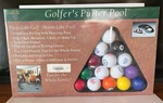 Golfers Putter Pool Game Club Champ 16 Balls Shooting Billiards Rack Vtg. Fixed Price $22.97.