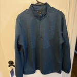 Men Adidas Jacket Golf 1/4 Zip Pullover Artic Night Sweatshirt Size Medium. Fixed Price $15.00.