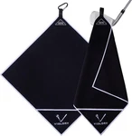 Magnetic Golf Towel - Exclusive Cleaning 18"L 18"W, Black. Fixed Price $28.99.