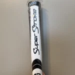 Superstroke Fatso 5.0 Golf Club Grip White Black Rubber Unisex Adults. Fixed Price $20.00.