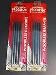 Packs Of Koh-i-noor Progresso Woodless Graphite 4-PENCIL Set (hb, 2B, 4B, 6B). Fixed Price $14.99.
