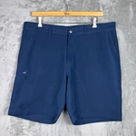 Adidas Men's Cargo Performance Crew Shorts Navy Blue Woven ADVR0882 Golf. Fixed Price $18.39.