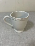 Lenox French Perle Bead Coffee Mug Tea Cup White 12 Ounce Stoneware Farm. Fixed Price $6.00.