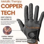 Copper Tech Men Gloves (2 Packs) - Joint Support For Golfers With. Fixed Price $32.95.