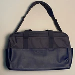 Peter Millar Blue Duffle Bag Canvas Overnight Travel Weekender With Strap Golf. Fixed Price $39.86.