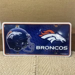 Denver Broncos Nfl Football Aluminum Metal License Plate Tag Gift Collectable. Fixed Price $9.99.
