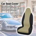 Bucket Auto Car Front Seat Cover Beige Black 3D Air Mesh Classic Cloth Protector. Fixed Price $15.81.