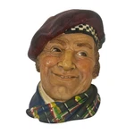 Vintage 1960S Bossons Chalkware England Jock Head Wall Hanging Scottish Tam Man. Fixed Price $35.00.