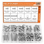 M6 Button Head Socket Screws Kit - 146 Pieces Of 304 Stainless Steel Excellence. Fixed Price $15.99.
