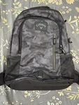 Callaway Golf Clubhouse Padded Backpack With Pockets In Black And Grey Camo. Fixed Price $60.00.