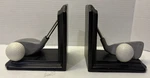 Vintage Golf Club Ball Bookends 2003 Target Wood - Great Shape!. Fixed Price $14.99.