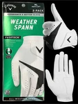 Callaway Fusetech Weather Spann 2-PK Men Left Golf Gloves,m/lg-mint New Bx!. Fixed Price $19.99.
