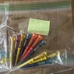 Koviss Golf 3 Inch Tees Spring Loaded Lot Of 10 New Without Packaging. Fixed Price $20.99.