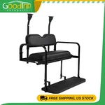Black Cushion For Club Precedent Golf Cart Flip Folding Rear Back Seat Kit. Fixed Price $315.16.
