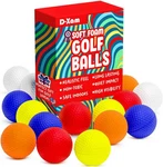 Foam Golf Bulk Practice Soft Multicolor, Yellow, White Orange. Fixed Price $9.98.