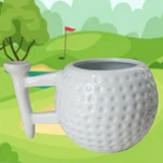 Golf Ball Mug With Tee Handle Original Box. Fixed Price $14.99.
