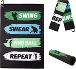 Microfiber Golf Funny Printed Towels For Men Bags With Clip .... Fixed Price $17.99.