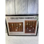 Vintage Smc Wood Collectors Cabinet Glass Door Shadow Box Display Case 6100. Fixed Price $48.00.