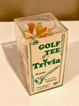 Golf Tee Trivia Set Vintage Collectible Fun Sports Game. Fixed Price $13.53.