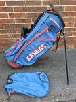 Team Golf Kansas University Jayhawks Stand Bag 14 Way Divider W/rain Cover. Fixed Price $129.95.