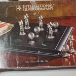 International Silver Company Par Four Tic Tac Toe Golf Board Game Pieces. Fixed Price $10.00.