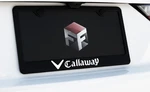 Callaway License Plate Frame Black Metal Premium Golf Accessories Gift Usa. Fixed Price $24.99.