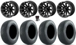 Lsi Beast 12" Wheels Matte Black 23" Terra Pro Tires E-z-go & Club Car. Fixed Price $619.76.